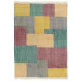 Covor kilim țesut manual, multicolor, 120 x 180 cm, bumbac