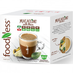 Capsule Foodness mix cu aroma de cafea si maca, compatibile Dolce Gusto, 10 capsule, 120g