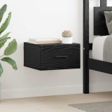 vidaXL Dulap de noapte Stejar negru 35 x 35 x 20 cm Lemn compozit 882404
