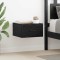 vidaXL Dulap de noapte Stejar negru 35 x 35 x 20 cm Lemn compozit 882404