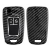 Husa Cheie Auto pentru Opel / Chevrolet - 2 Butoane, kwmobile, Plastic, Negru / Gri, 56726.01