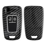 Husa Cheie Auto pentru Opel / Chevrolet - 2 Butoane, kwmobile, Plastic, Negru / Gri, 56726.01