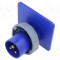 Conector AMPHENOL alimentare AC trifazat soclu tată 16A 250V IP67/IP69K