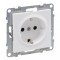 Priza schuko simpla 2P+T borne automate Legrand Suno alb 721120