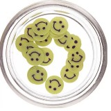 Cumpara ieftin Smiley - fimo tăiate, verzi, INGINAILS
