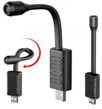 Mini Camera Supraveghere HD 1080P WiFi IP V380Pro, Flexibila, Aplicatie, Detectie Miscare, Cloud/Card TF, Unghi 140&deg;