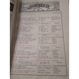 E. Calendarul Revistei Universul (pagini lipsă)