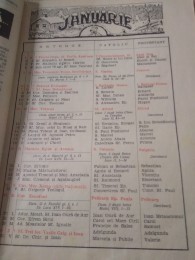 E. Calendarul Revistei Universul (pagini lipsă) foto