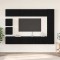 Set comodă TV Pe perete 10 pcs Stejar negru Lemn compozit