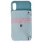 Toc TPU Crossbody Wallet Apple iPhone X BLUE
