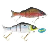 Voblere Baracuda Foozy 120mm floating Alb