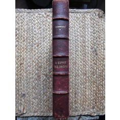 DE L&#039;ESPRIT DES DROITS ET DE LEUR RELATIVITE - Louis Josserand