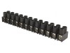 Regletă de conexiuni terminal neagră 16mm2 400V 76A