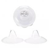 Protectii din silicon pentru mamelon 0+ Baby, 2 bucati, Minut