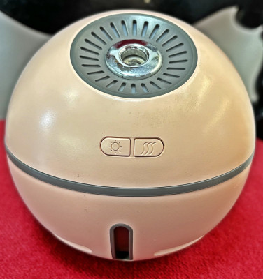 Umidificator de aer portabil cu ultrasunete, sfera roz foto