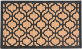 Covoras intrare MagicHome Morocco Cauciuc 45x75 cm Negru Bej Antiderapant