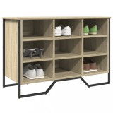 Pantofar vidaXL Stejar Sonoma 90x38x61.5cm, Lemn Prelucrat, Mobilier Hol, Rafturi Depozitare Pantofi, Design Modern