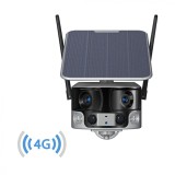 Cumpara ieftin Camera Supraveghere Solara cu Sim Panoramic 4G, 4K, 8MP, ZOOM 4X, Panou Solar 6W, 21700 mAh, fara Fire, Aplicatie, Taggo