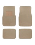Covorase auto universale, 4 buc din mocheta , Bej