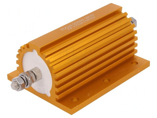 Rezistor bobinat cu radiator 2,7&Omega; 250W