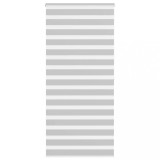 vidaXL Jaluzea tip zebra gri deschis lățime țesătură 110,9cm poliester