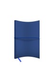 AGENDA NEDATATA A5 CASTELLI, COPERTA FLEXIBILA HORIZON MAT BLEUMARIN, ELASTIC, Herlitz