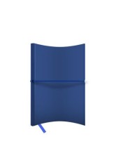 AGENDA NEDATATA A5 CASTELLI, COPERTA FLEXIBILA HORIZON MAT BLEUMARIN, ELASTIC