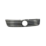 Grila radiator VW Passat, Sedan+Combi (B5 (3B)), 1997-2000, negru, 954805-1, cu ornament cromat