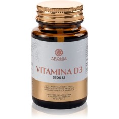 Aronia Charlotteburg Vitamina D3 capsule pentru imunitate, sănătatea sistemului osos și activitate musculară 60 caps.