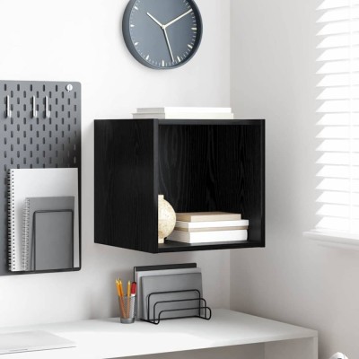 vidaXL Dulap de perete Stejar negru 37 x 37 x 37 cm Lemn compozit 875076 foto