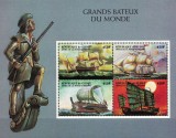 GUINEEA 1998 - Nave cu panze celebre / colite MNH ( 3 imagini) - Michel 30&euro;