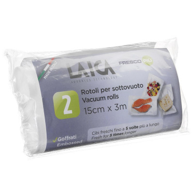 Set 2 role pentru vidare alimente Laica, 15 x 300 cm, fara BPA foto