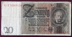 Germania 20 Reichsmark 1929 seria 426 **