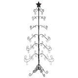 Cumpara ieftin Brad de Craciun din metal pentru decor, negru, 180 cm