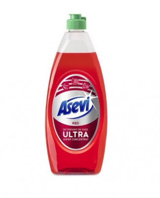 Detergent lichid vase, Asevi Ultra Red, 650 ml foto