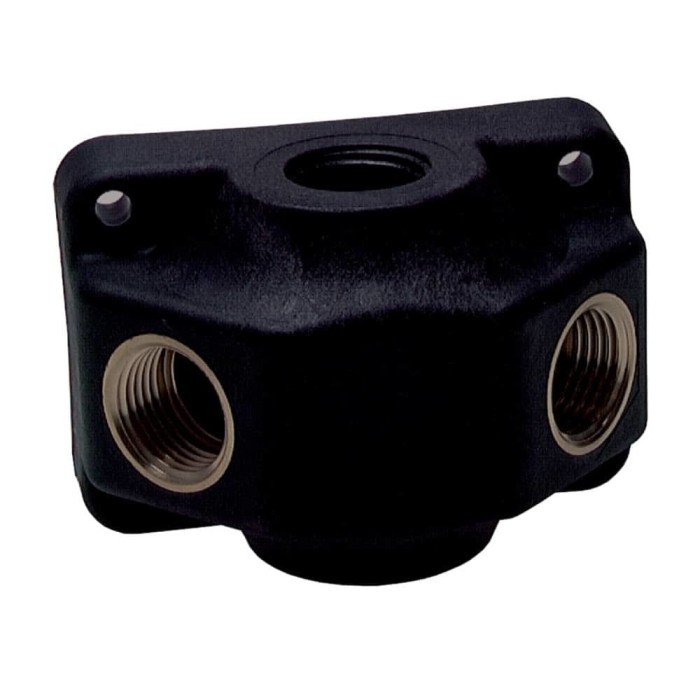 Aer comprimat plastic 3er doză de perete 1/2&quot; filet interior