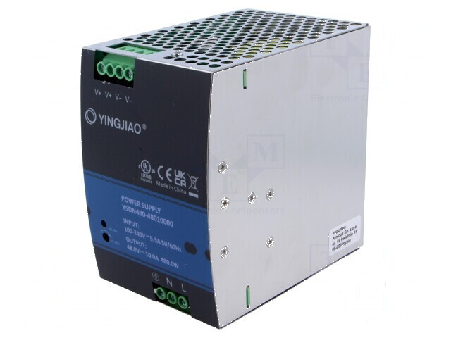 Alimentator pulsatoriu pentru şină DIN 480W 48VDC 10A