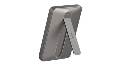 Baterie externă magnetică ESR Qi2 MagSlim 5000 mAh cu suport (nisip) foto