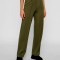 Pantaloni Pieces, kaki, XXS