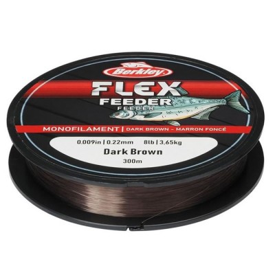Fir Monofilament Berkley FLEX SS Feeder DarkBrown, 300m, 0.25mm, 4.8kg foto