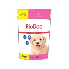 HRANA UMEDA PENTRU CATELUSI BIODOG PLIC PUPPY PUI IN SOS 100g (22 BAX)