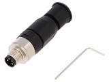 Conector M8 Tată 4 Pin pe Cablu IP67 30V