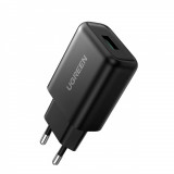 &Icirc;ncărcător Ugreen USB-A QC3.0 18W Negru (CD122) 70273-UGREEN