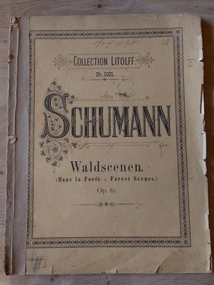 PARTITURA Schumann- Waldscenen foto