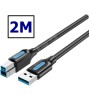 Cablu VENTION USB 3.0 A Tata la B Tata-Lungime 2 Metri