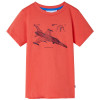 Tricou pentru copii, roșu deschis, 104 11650, vidaXL