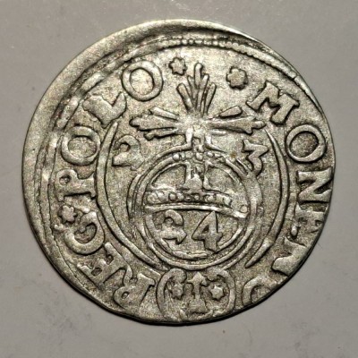 Polonia 3 polker 1623 argint Sigismund lll Vasa foto