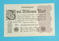 Germania 2.000.000 Mark 1923 &amp;#039;Reichsbanknote&amp;#039; UNC foto
