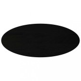 Cumpara ieftin Blat de masa maro inchis 140x60x2 cm lemn masiv de stejar oval