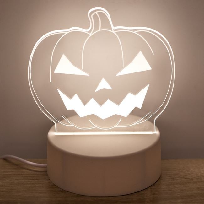 Lampa de Veghe Dovleac 3D cu USB